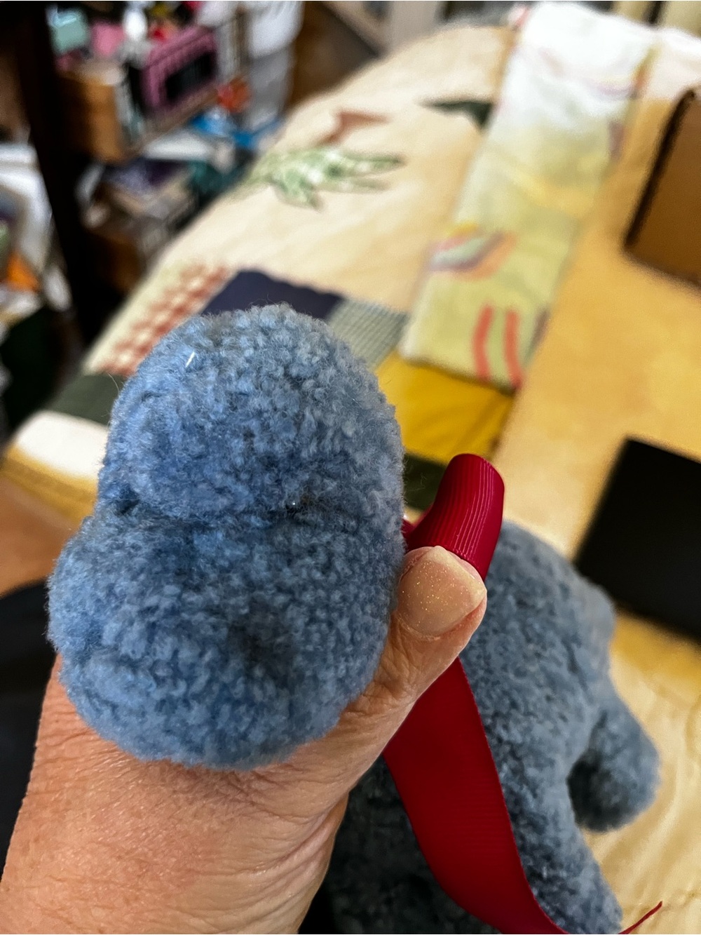 Coach Blue Dinosaur Buddy From Tenth Anniversary Of Rexy - Picture 11 of 16